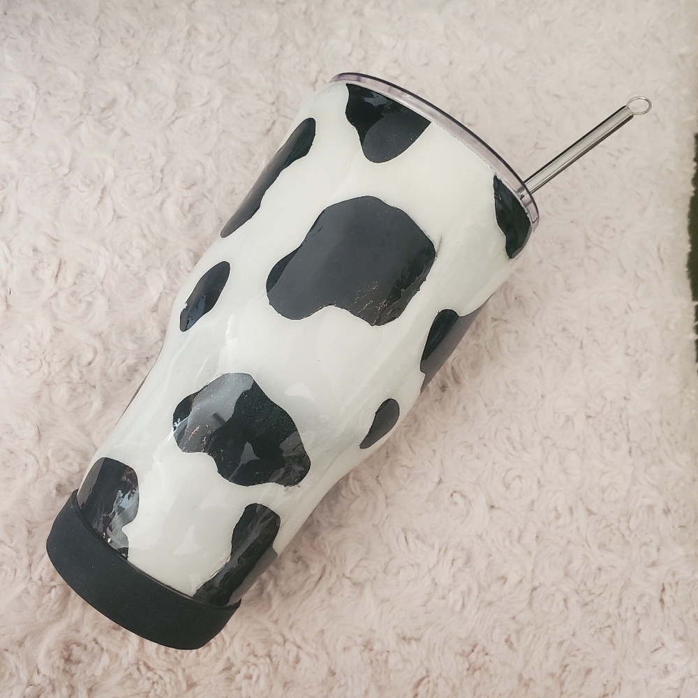 30oz cow print Tumbler